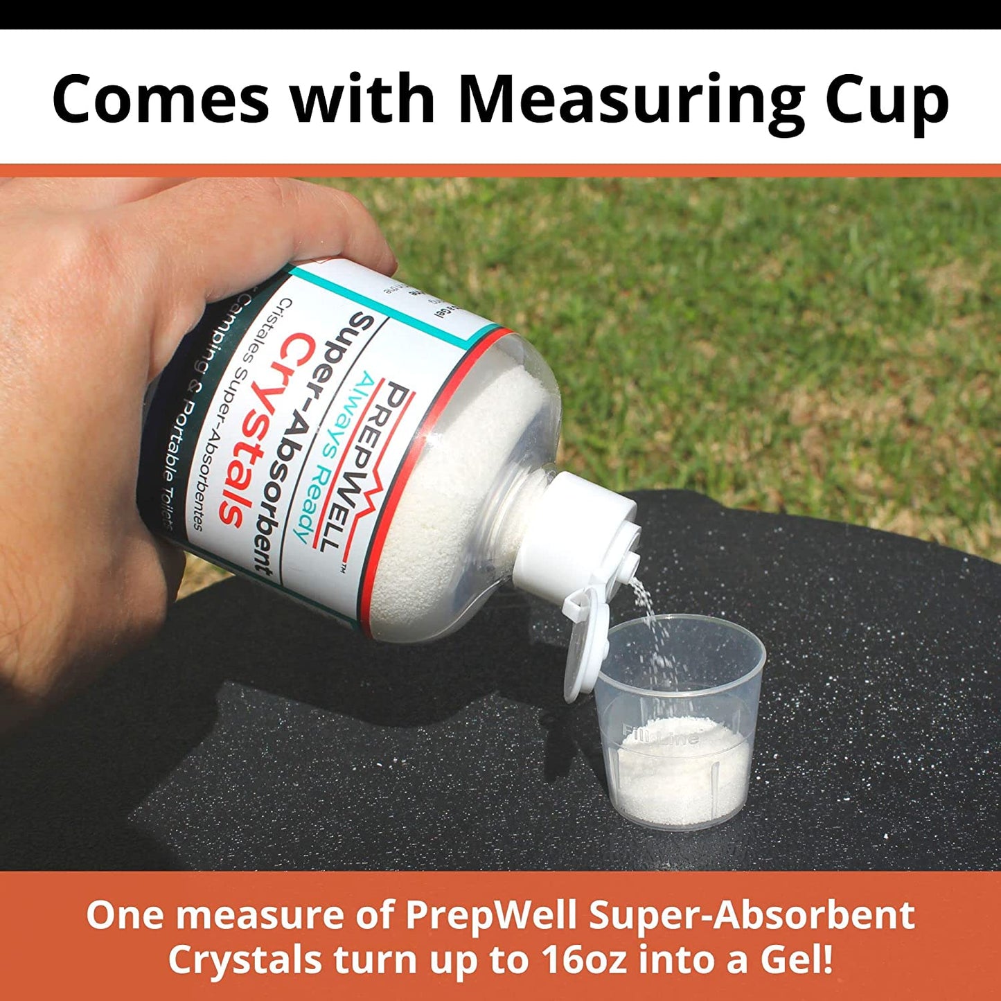 PrepWell Super Absorbent Crystals -13 oz bottle